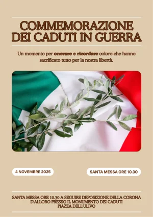 4 novembre - giornata dell'unità nazionale e delle forze armate 4 novembre - giornata dell'unità nazionale e delle forze armate