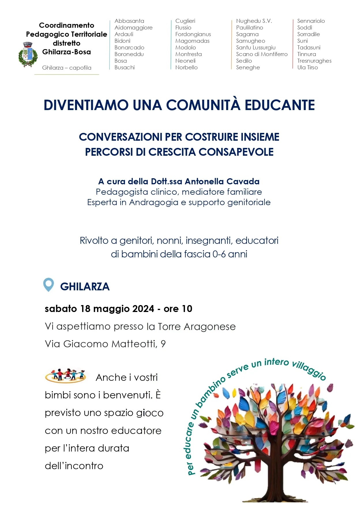 'diventiamo una comunita' educante' 'diventiamo una comunita' educante'